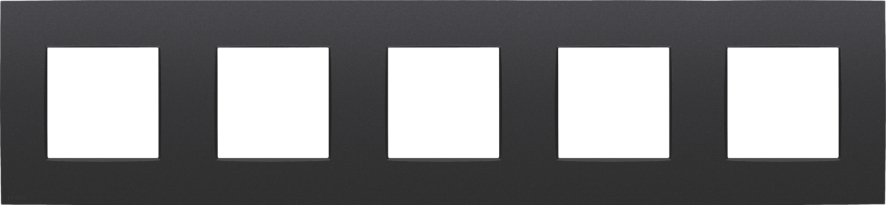 Niko Intense Matt Black Coated Afdekraam 5-voudig HV mat zwart 136-76005 afbeelding 2